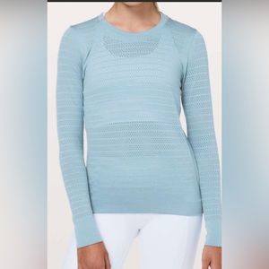 Lululemon Breeze By Long Sleeve *Squad
Cascade Blue / Cascade Blue NWOT size 8